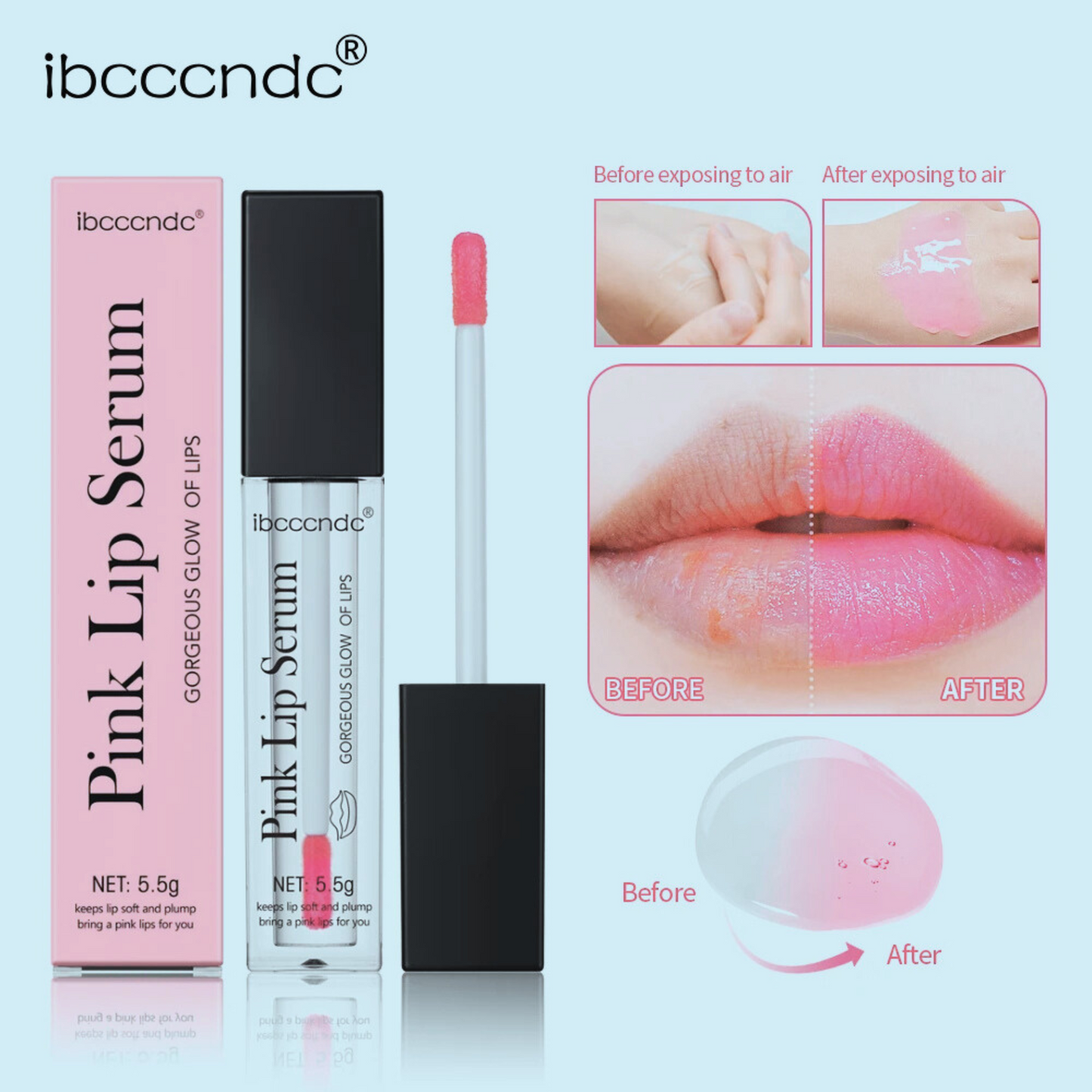 Natural Pink Lip Serum